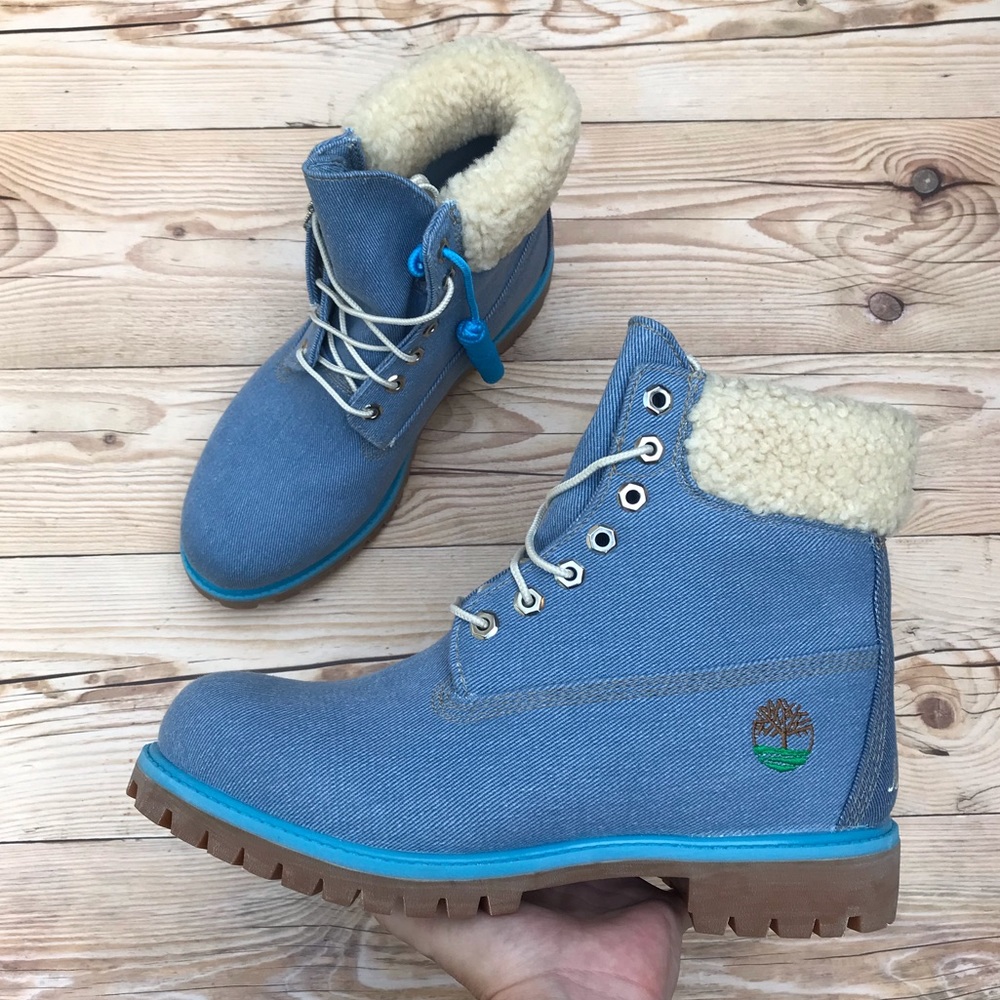 Timberland x Just Don Premium Denim Wool Boots
